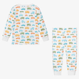 Kissy Kissy-Boys White Traffic Jam Pyjamas | Childrensalon Outlet