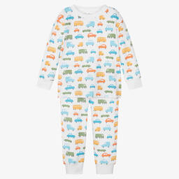 Kissy Kissy-Boys White Traffic Jam Pyjamas | Childrensalon Outlet