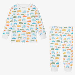 Kissy Kissy-Boys White Traffic Jam Pyjamas | Childrensalon Outlet