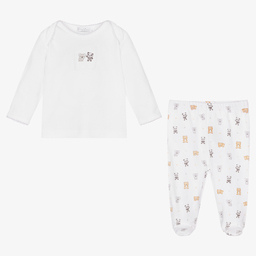 Kissy Kissy-Cotton 2 Piece Cub Babygrow | Childrensalon Outlet