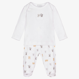 Kissy Kissy-Cotton 2 Piece Cub Babygrow | Childrensalon Outlet