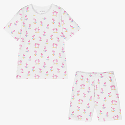 Kissy Kissy-Flamingo Pima Cotton Pyjamas | Childrensalon Outlet