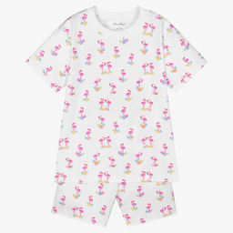 Kissy Kissy-Flamingo Pima Cotton Pyjamas | Childrensalon Outlet