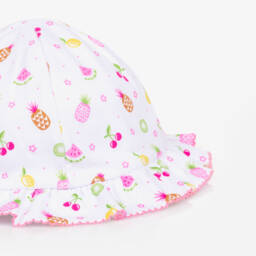 Kissy Kissy-Girls Fruit Delight Pima Sun Hat | Childrensalon Outlet