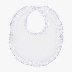 كيسي كيسي-مريلة قطن بيما لون بنفسجي للمولودات | Childrensalon Outlet