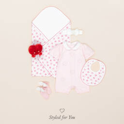 Kissy Kissy-Одеяло из хлопка Пима для девочек с надписью Love | Childrensalon Outlet