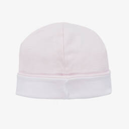 Kissy Kissy-قبعة قطن بيما لون زهري فاتح للمولودات | Childrensalon Outlet