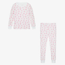 Kissy Kissy-بيجاما وردية حالمة للبنات بنقشة القلوب | Childrensalon Outlet