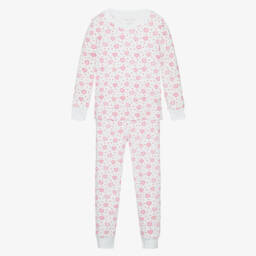 Kissy Kissy-بيجاما وردية حالمة للبنات بنقشة القلوب | Childrensalon Outlet