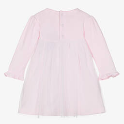 Kissy Kissy-فستان قطن بيما لون زهري للمولودات | Childrensalon Outlet