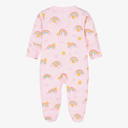Kissy Kissy-Girls Pink Sunshine Rainbows Babygrow | Childrensalon Outlet