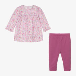 Kissy Kissy-Girls Pink Unicorn Leggings Ensemble | Childrensalon Outlet