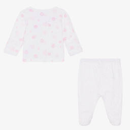 Kissy Kissy-Розово-белый комплект с ягненком для девочек | Childrensalon Outlet