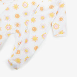 Kissy Kissy-Girls Radiant Sunbeam Cotton Romper | Childrensalon Outlet