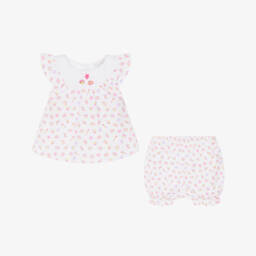 Kissy Kissy-Белый комплект шорт Seashell Dream для девочек | Childrensalon Outlet