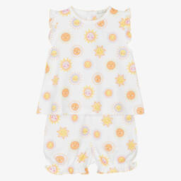 Kissy Kissy-Летний комплект хлопковых шорт для девочек | Childrensalon Outlet