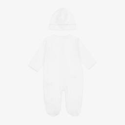 Kissy Kissy-طقم بيبي سوت أبيض للبنات بتطريز أرنب | Childrensalon Outlet