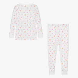 Kissy Kissy-Пижама из белого хлопка с фруктовым узором для девочек | Childrensalon Outlet