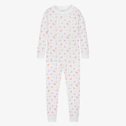 Kissy Kissy-Пижама из белого хлопка с фруктовым узором для девочек | Childrensalon Outlet