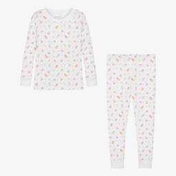 Kissy Kissy-Пижама из белого хлопка с фруктовым узором для девочек | Childrensalon Outlet