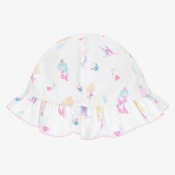 Kissy Kissy-Girls White Mermaid Sun Hat | Childrensalon Outlet
