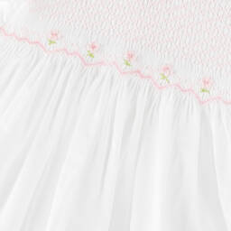 Kissy Kissy-Платье с цветочным узором для девочек белое | Childrensalon Outlet