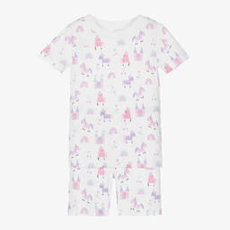 Kissy Kissy-Girls White Stay Magical Short Pyjamas | Childrensalon Outlet