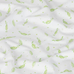 Kissy Kissy-Green Peas Pima Cotton Blanket (72cm) | Childrensalon Outlet