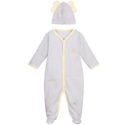 Kissy Kissy-Серый комплект из комбинезона-слипа и шапочки для малышей | Childrensalon Outlet