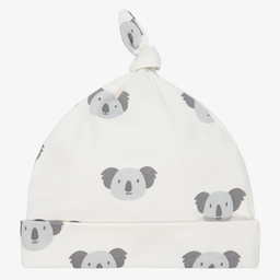 Kissy Kissy-Ivory Cotton Koala Baby Hat | Childrensalon Outlet