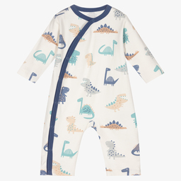 Kissy Kissy-Ivory Pima Cotton Den Romper | Childrensalon Outlet