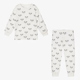 كيسي كيسي Kissy Love-بيجاما قطن بيما لون عاجي | Childrensalon Outlet