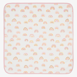 Kissy Kissy-Ivory Rainbow Blanket (72cm) | Childrensalon Outlet