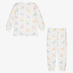 Kissy Kissy-Кремовая пижама из хлопка пима с зебрами | Childrensalon Outlet