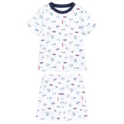 Kissy Kissy-Pima Cotton Aeroplane Pyjamas | Childrensalon Outlet