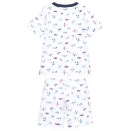Kissy Kissy-Pima Cotton Aeroplane Pyjamas | Childrensalon Outlet