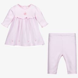 Kissy Kissy-Pima Cotton Bow Dress Set | Childrensalon Outlet