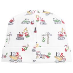 Kissy Kissy-Шапочка из хлопка пима с экскаваторами | Childrensalon Outlet