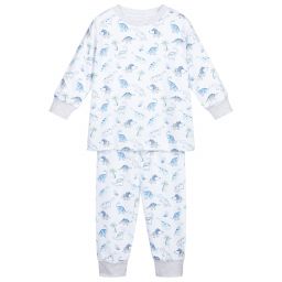 Kissy Kissy-Pima Cotton Dino Pyjamas | Childrensalon Outlet