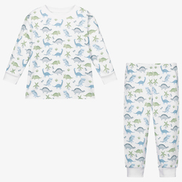 Kissy Kissy-Pima Cotton Dinosaur Pyjamas | Childrensalon Outlet