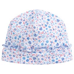 Kissy Kissy-Pima Cotton Floral Hat | Childrensalon Outlet