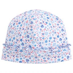 Kissy Kissy-Pima Cotton Floral Hat | Childrensalon Outlet