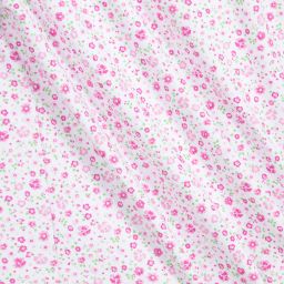 كيسي كيسي-بيجاما قطن لون أبيض وزهري للبنات | Childrensalon Outlet