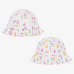 Kissy Kissy-Pima Cotton Pineapple Sun Hat | Childrensalon Outlet