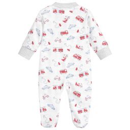 Kissy Kissy-Pima Cotton Police Babygrow | Childrensalon Outlet