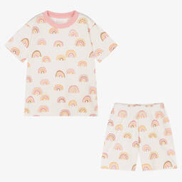 كيسي كيسي Kissy Love-بيجاما قطن بيما لون عاجي للبنات | Childrensalon Outlet