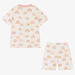 كيسي كيسي Kissy Love-بيجاما قطن بيما لون عاجي للبنات | Childrensalon Outlet