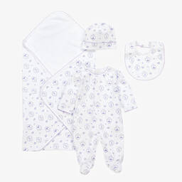 Kissy Kissy-Комплект с комбинезоном из хлопка пима с розовыми бутонами | Childrensalon Outlet