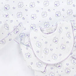 Kissy Kissy-Комплект с комбинезоном из хлопка пима с розовыми бутонами | Childrensalon Outlet