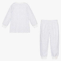 كيسي كيسي-بيجاما قطن بيما لون أبيض للبنات | Childrensalon Outlet